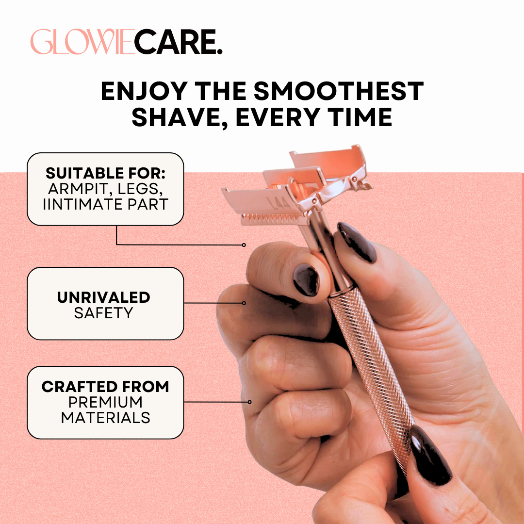 The Safety Shaving Razor by Glowie Care